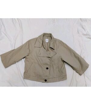 GAP Tan Cropped Jacket